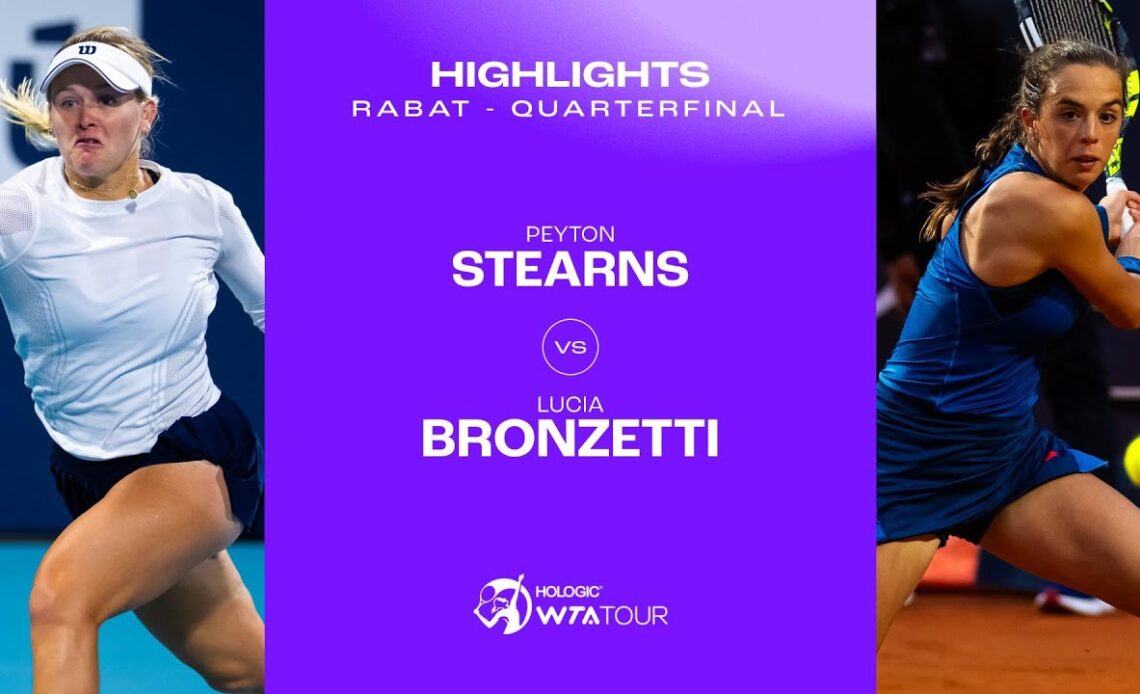 Peyton Stearns vs. Lucia Bronzetti | 2024 Quarterfinal | WTA Match Highlights