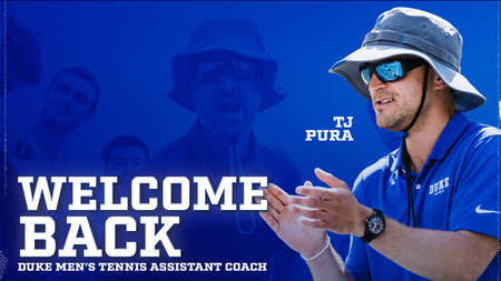 Pura Rejoins Duke Men's Tennis Staff