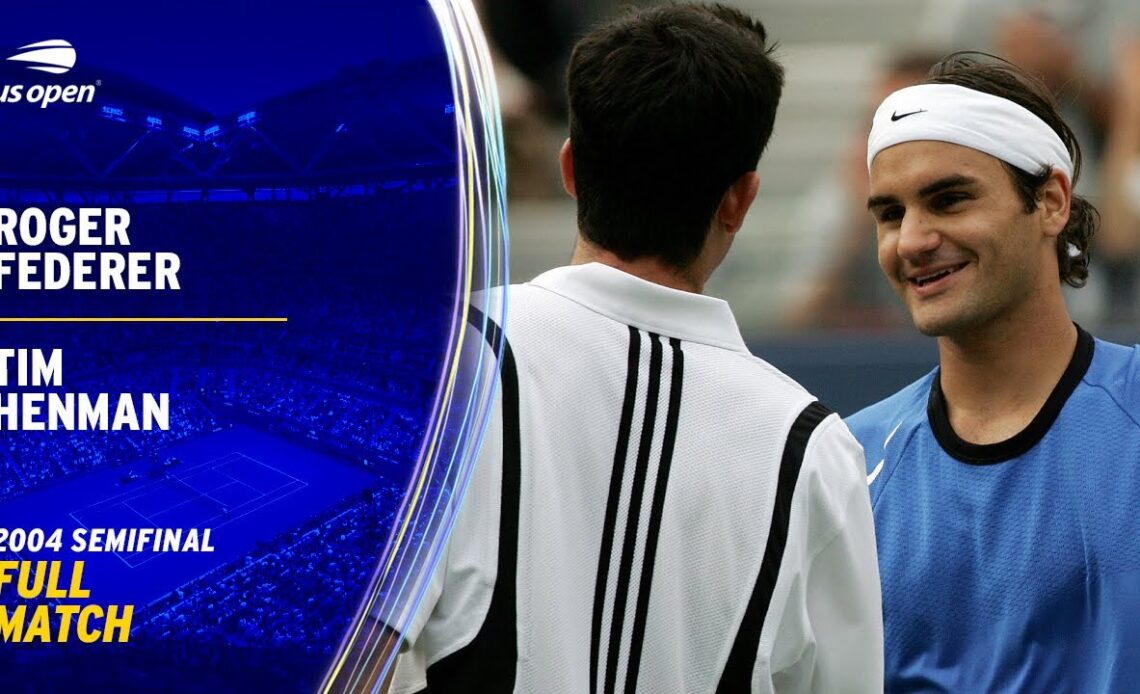 Roger Federer vs. Tim Henman Full Match | 2004 US Open Semfinal