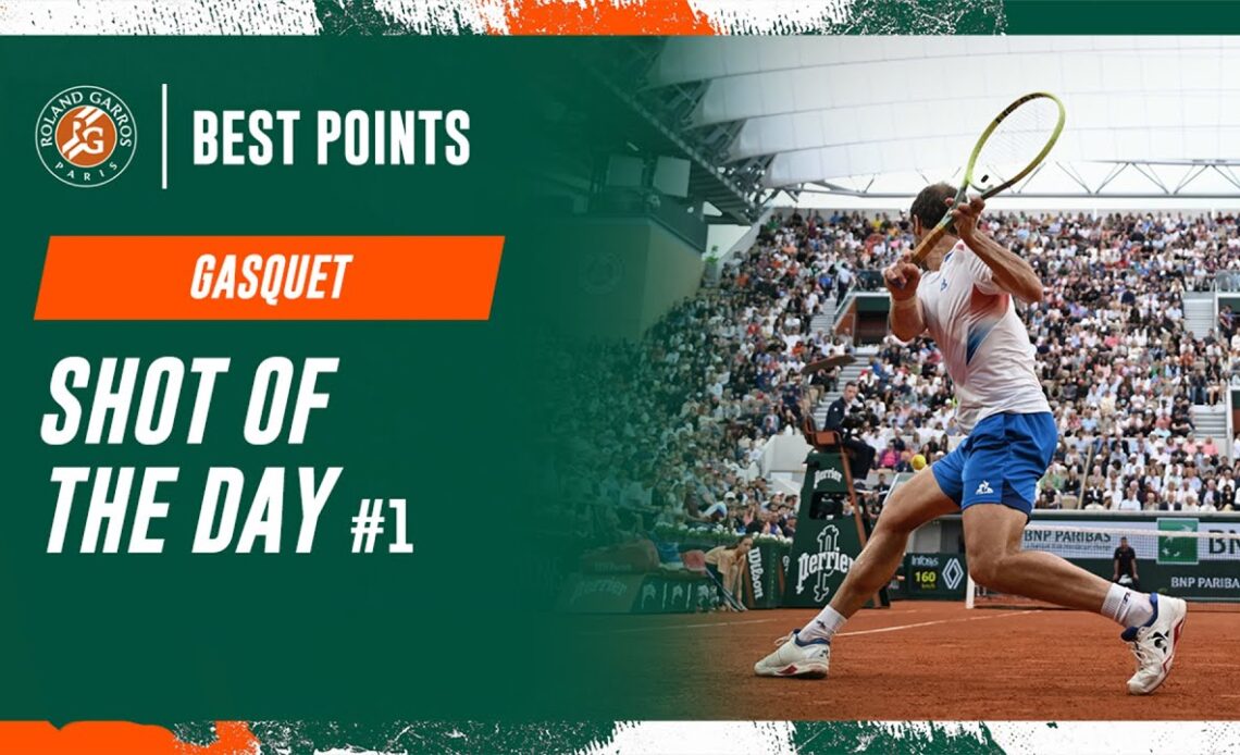 Shot of the day #1 Richard Gasquet | Roland-Garros 2024
