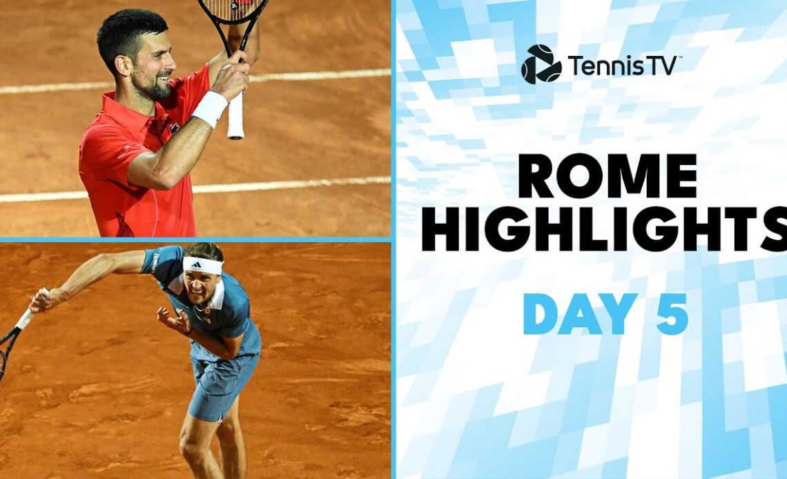 Tabilo Stuns Djokovic, Zverev, Fritz, Shelton & More! | Rome 2024 Highlights Day 5