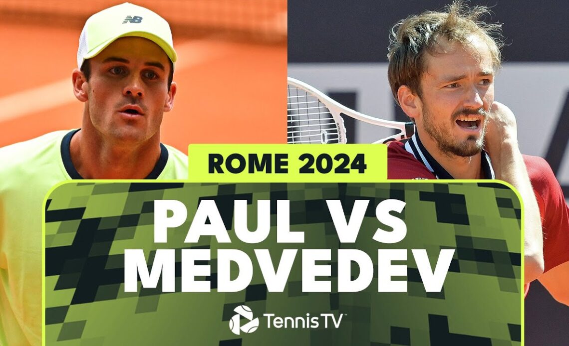 Tommy Paul Dethrones Defending Champ Medvedev! | Rome 2024 Highlights