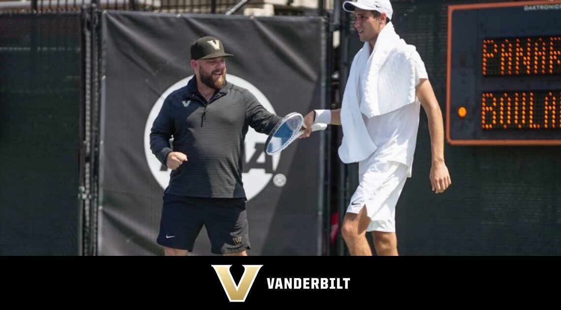 Vanderbilt Men's Tennis | Panarin Falls in First Round