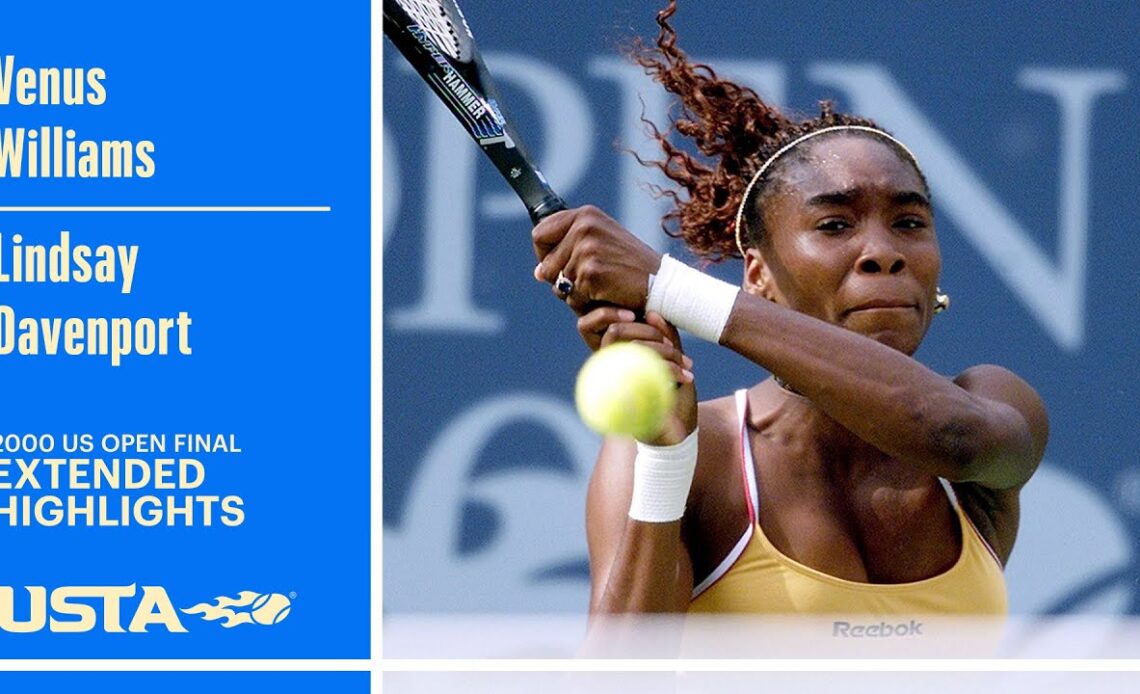 Venus Williams vs. Lindsay Davenport Extended Highlights | 2000 US Open Final