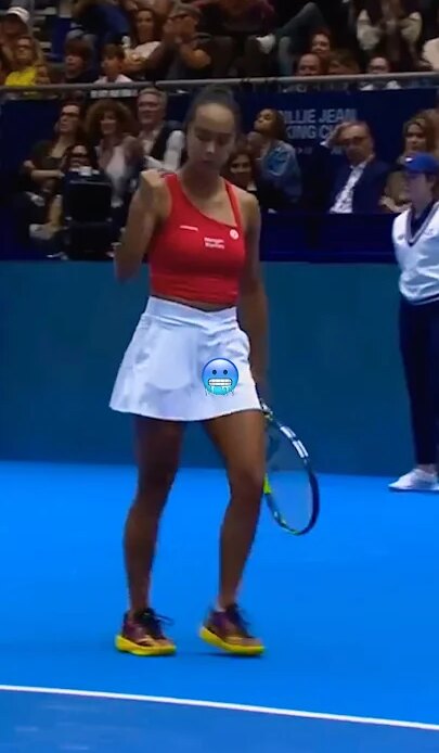 When Leylah Fernandez went GOD mode to win the World Cup of tennis 🏆🔥 #shorts #leylahfernandez