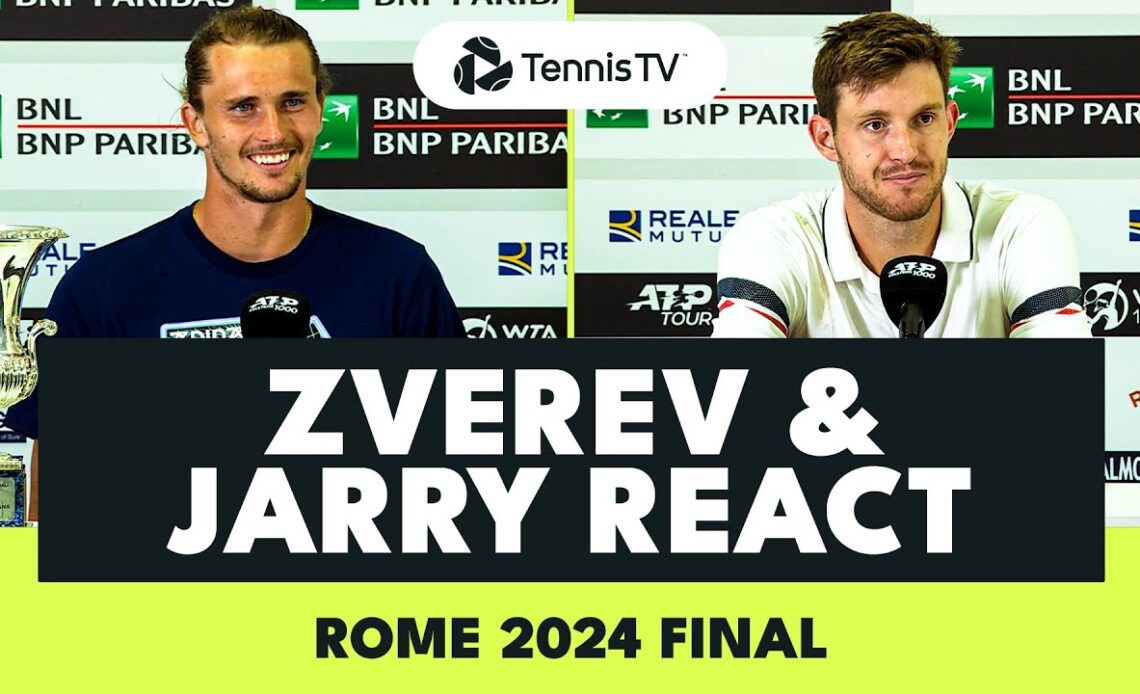 ZVEREV JARRY PRESSERS ROME