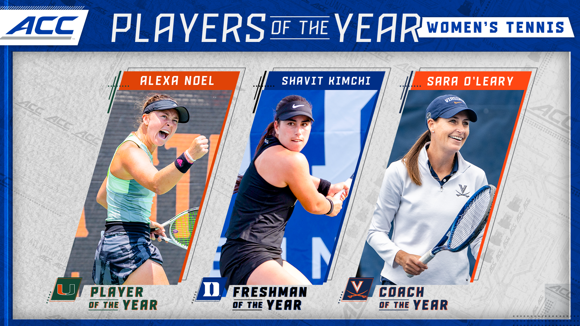 2024 ACC Women's Tennis Annual Awards Unveiled