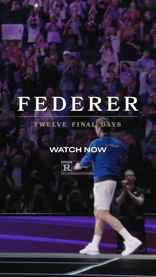 A legend leaves the court. Federer: Twelve Final Days is now streaming on @PrimeVideo!