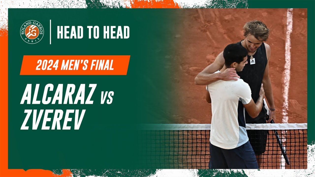 Alcaraz vs Zverev Final Head to Head | Roland-Garros 2024