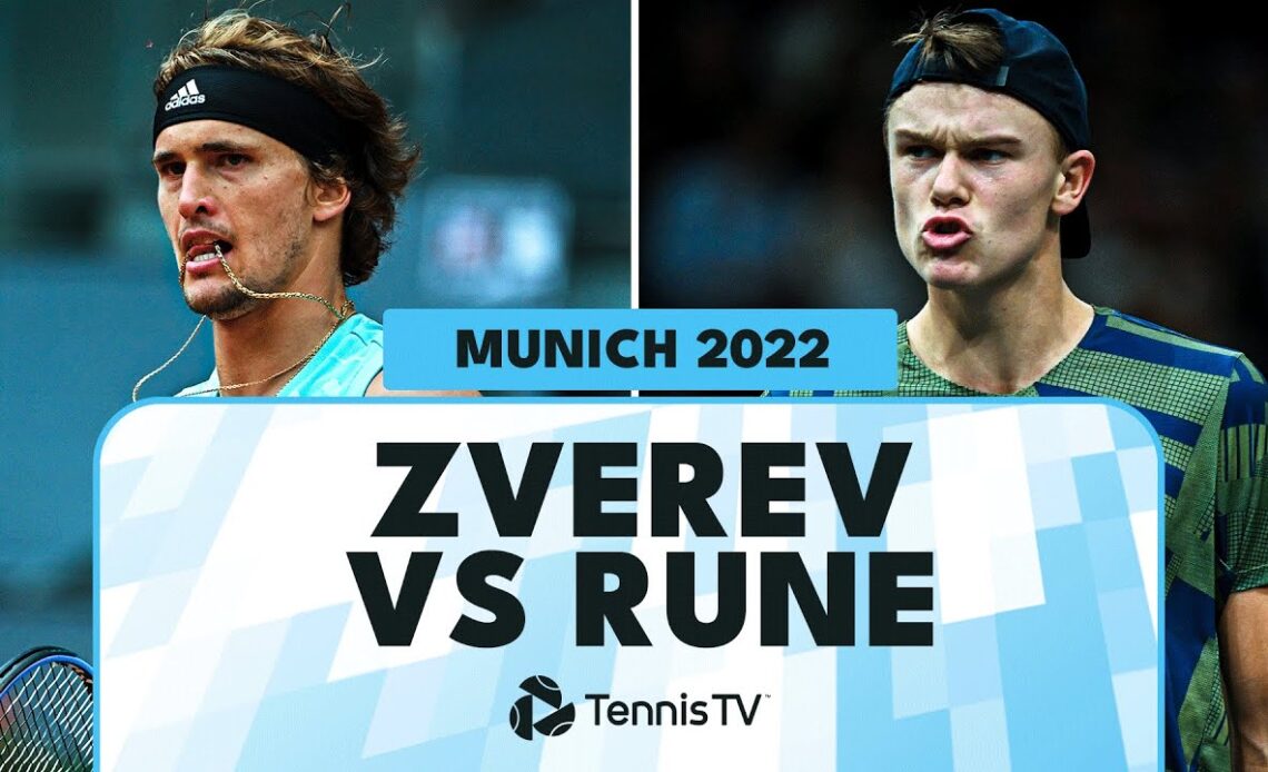 Alexander Zverev vs Holger Rune: First-Ever Meeting | Munich 2022 Extended Highlights
