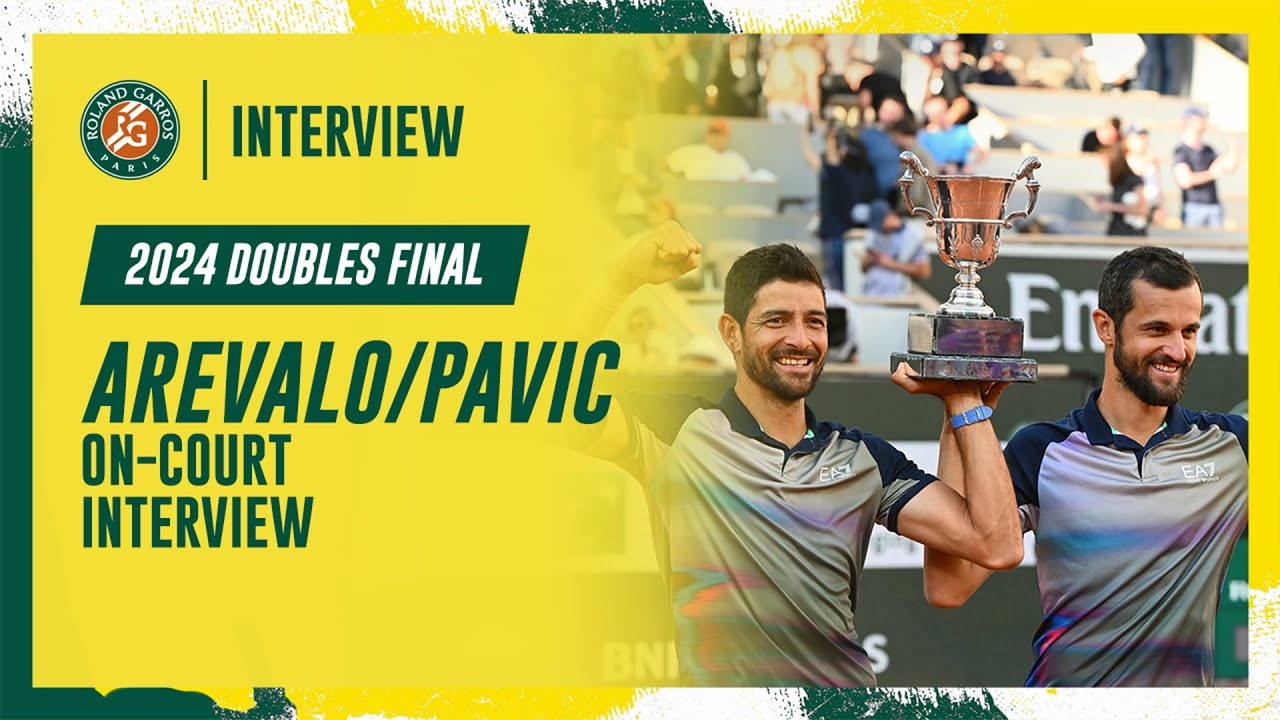 Arevalo/Pavic Doubles Final on-court interview | Roland-Garros 2024