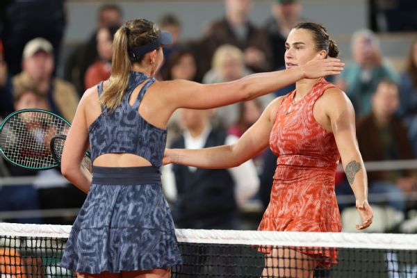 Aryna Sabalenka, Elena Rybakina reach 4th round at French Open