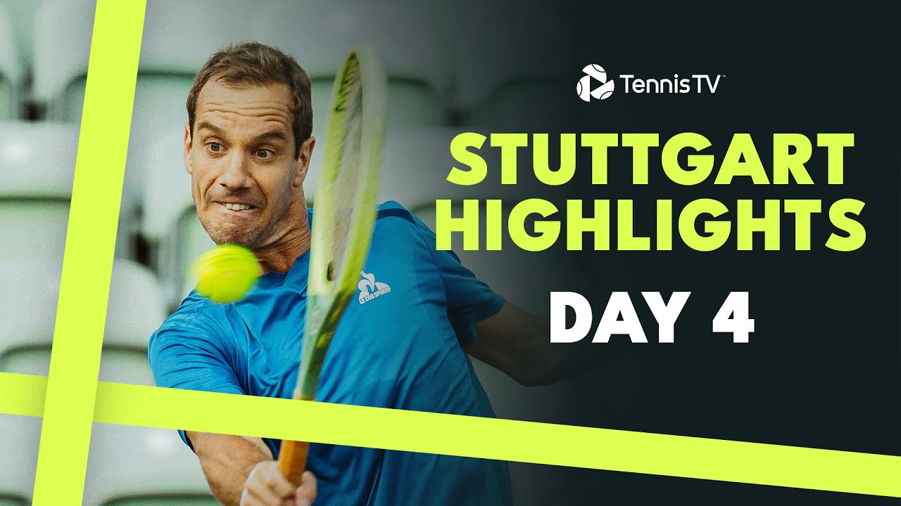 Berrettini Faces Shapovalov; Shelton, Gasquet & Struff Feature! | Stuttgart 2024 Highlights Day 4