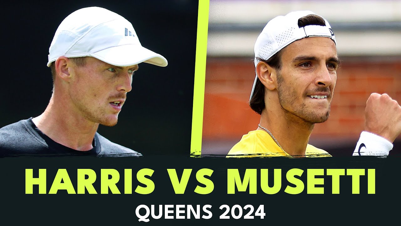 Billy Harris vs Lorenzo Musetti  | Queens 2024 Highlights