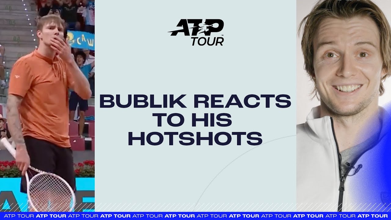 Bublik looks back at his BEST hot shots 🔥