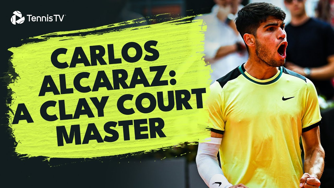 Carlos Alcaraz Making A Clay Court His Playground 🛝