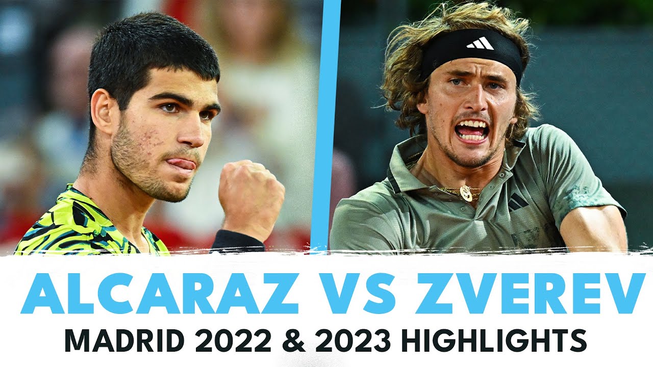 Carlos Alcaraz vs Alexander Zverev Madrid Back-To-Back Madrid Meetings! 💪