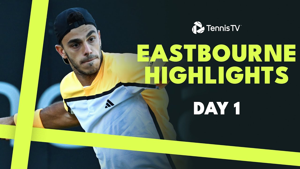 Cerundolo vs Giron, Shang, Etcheverry & Purcell Play | Eastbourne 2024 Highlights Day 1