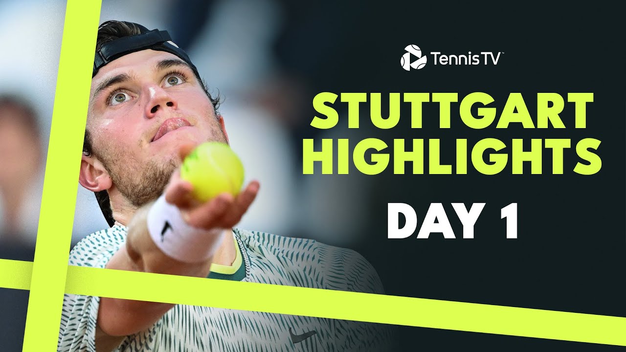 Draper Takes On Ofner; Zhang, Marozsan And More In Action | Stuttgart 2024 Highlights Day 1