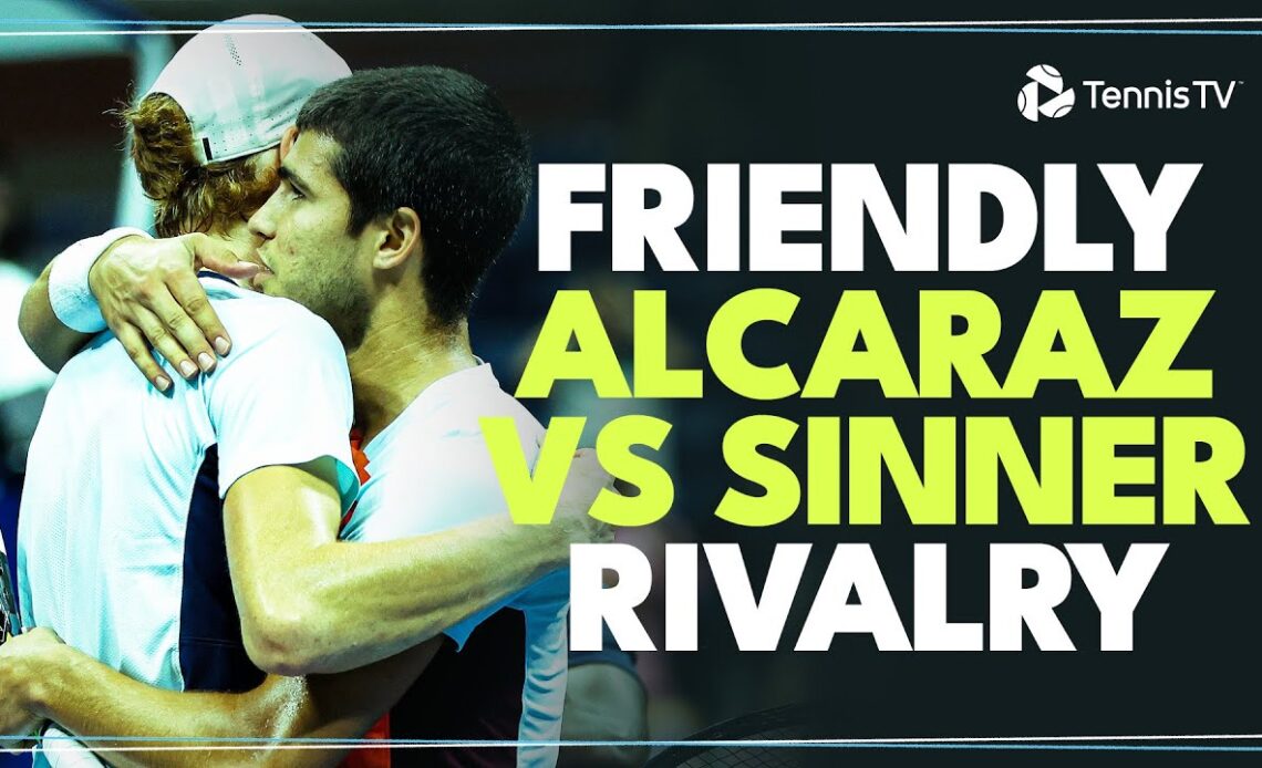Friends First, Rivals Second: Carlos Alcaraz & Jannik Sinner's Friendly Rivalry 🫶