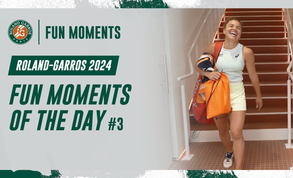 Fun moments of the day #3 | Roland-Garros 2024