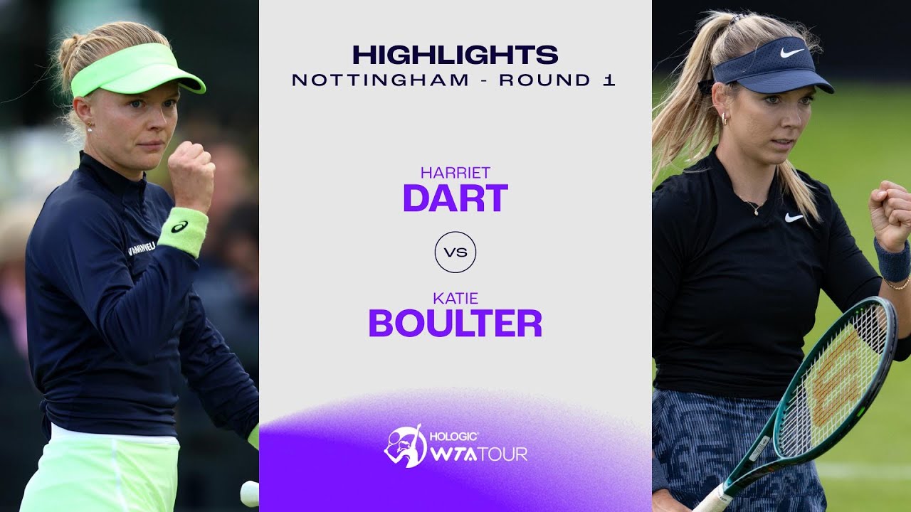 Harriet Dart vs. Katie Boulter | 2024 Nottingham Round 1 | WTA Match Highlights