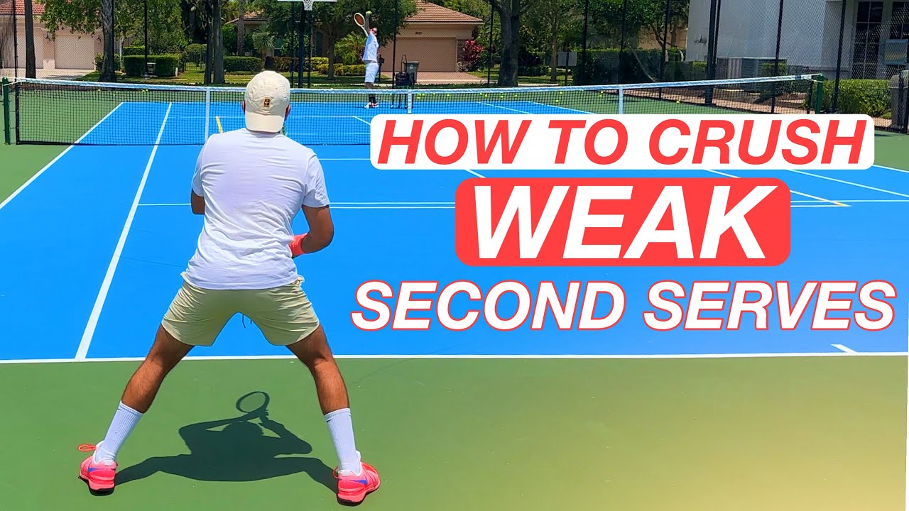 How to Agressively Return Weak Second Serves | 4.0 NTRP Tennis Lesson