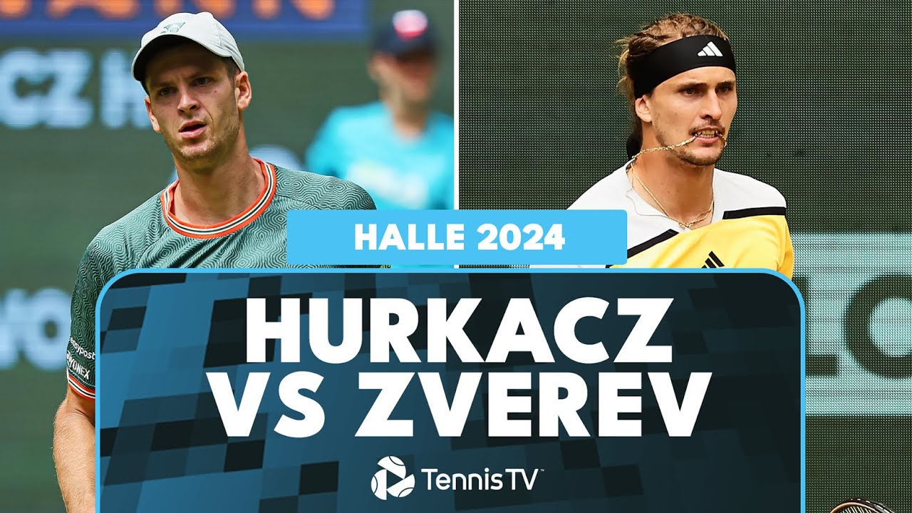 Hubert Hurkacz vs Alexander Zverev Match Highlights | Halle 2024 Semi-Final