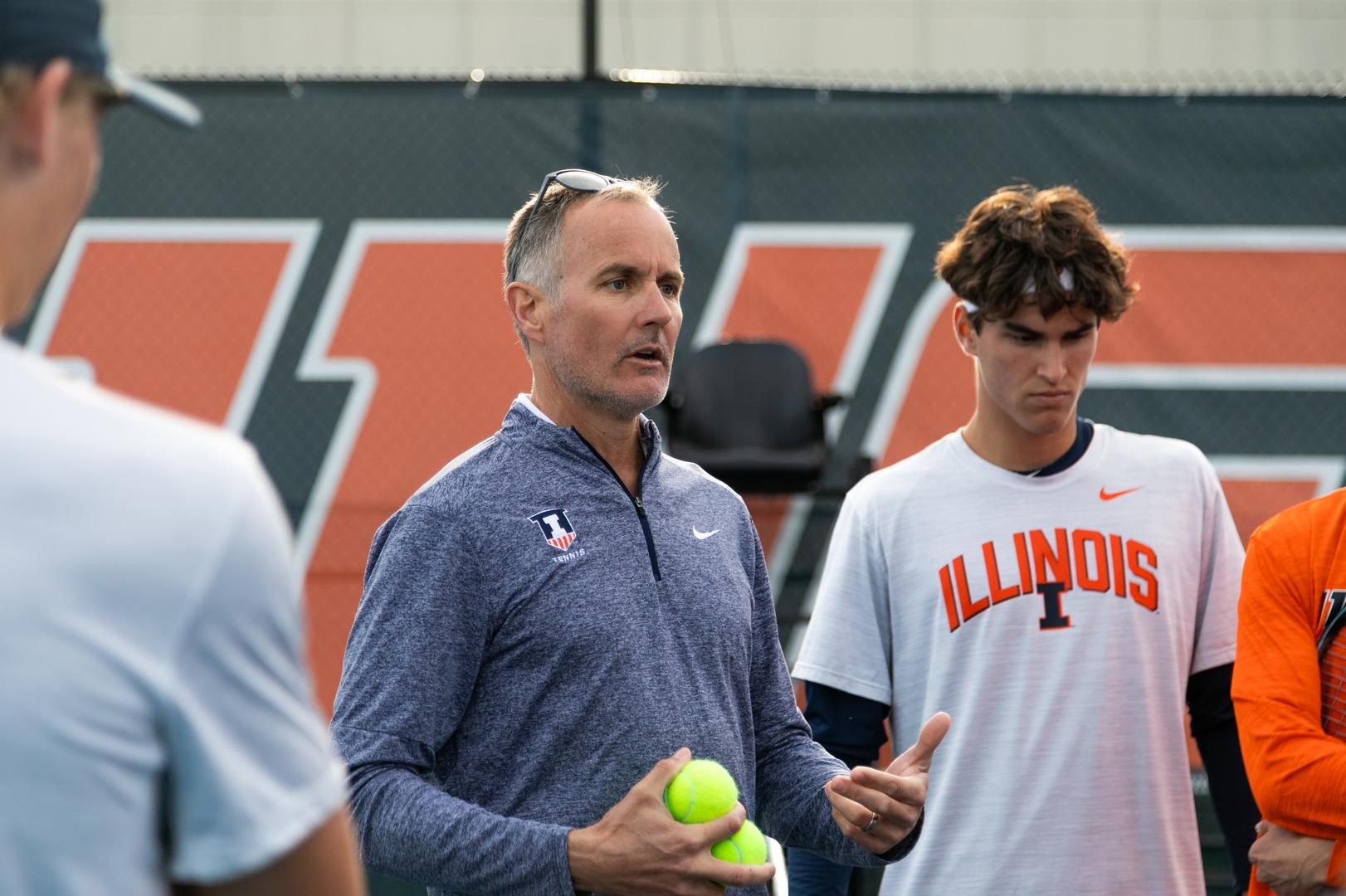 Illinois Men’s Tennis to Travel to Tennessee for 2025 ITA Kickoff
