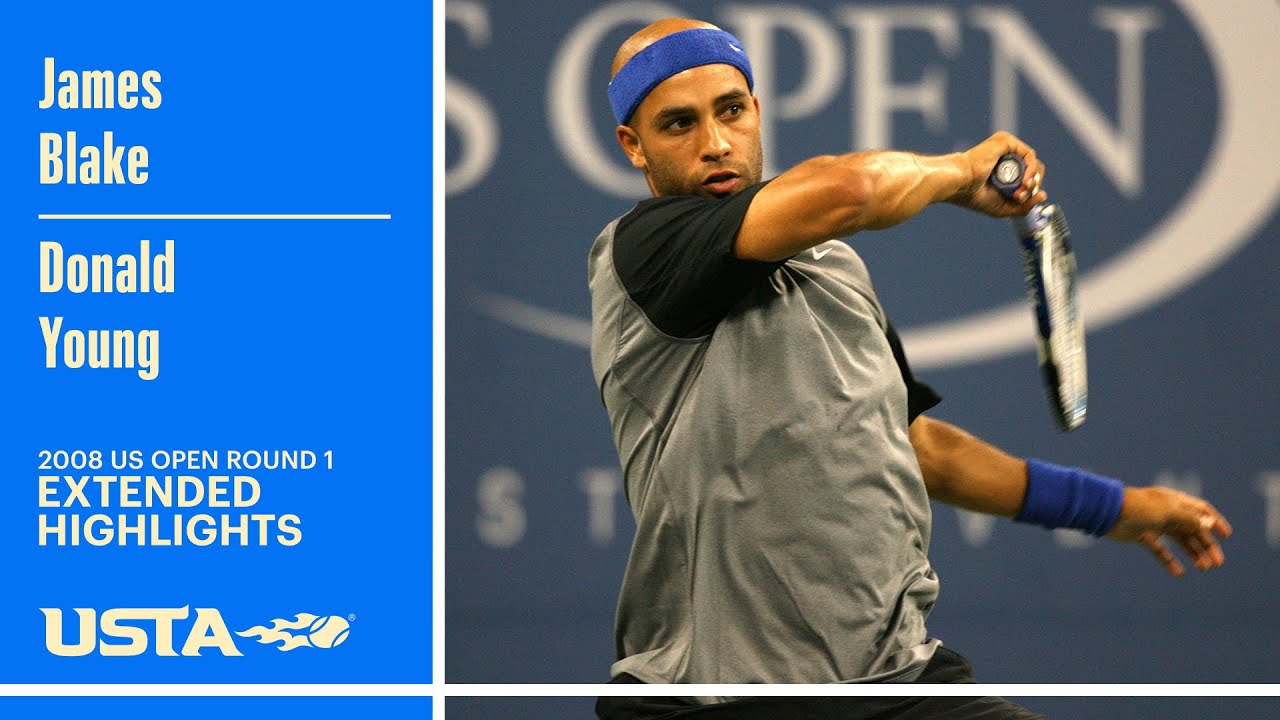 James Blake vs. Donald Young Extended Highlights | 2008 US Open Round 1