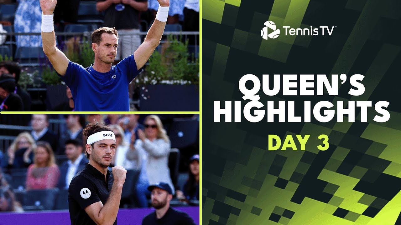 Korda Faces Dimitrov; Murray, Raonic & Fritz Also In Action | Queen's 2024 Day 3 Highlights