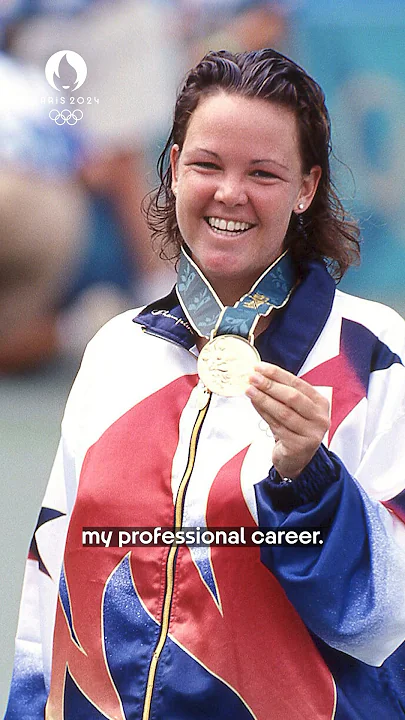 Lindsay Davenport’s most prized possession … Her Olympic Gold medal #shorts #olympics