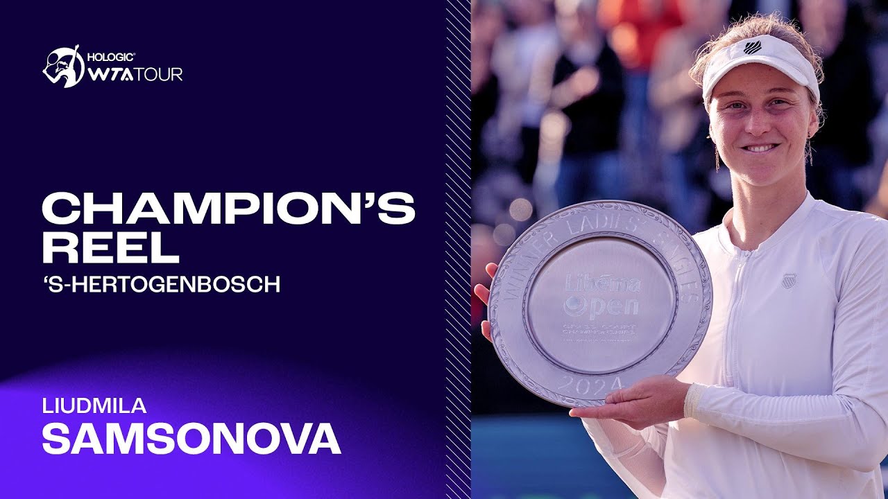 Liudmila Samsonova's TOP PLAYS after winning the 's-Hertogenbosch title! 🏆