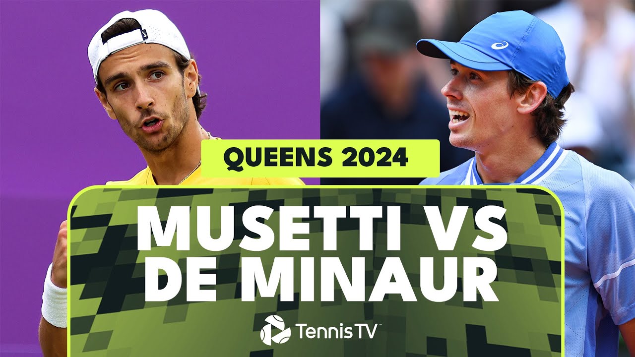 Lorenzo Musetti vs Alex de Minaur  | Queens 2024 Highlights