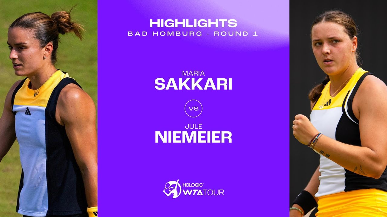 Maria Sakkari vs. Jule Niemeier  | 2024 Bad Homburg Round 1 | WTA Match Highlights