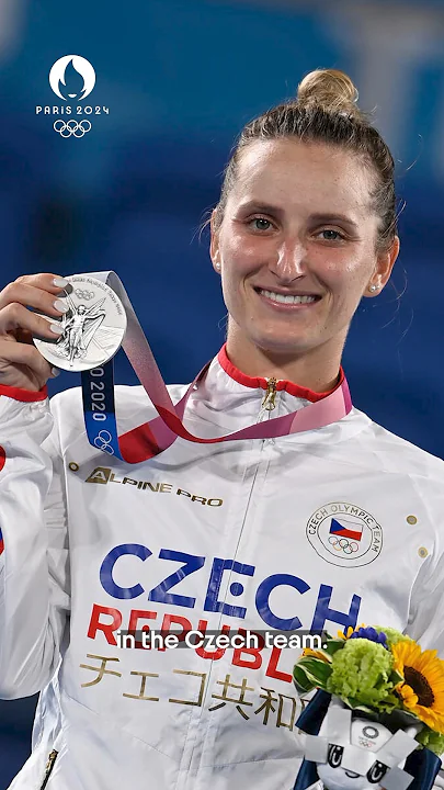 Marketa Vondrousova is looking forward to the Olympics being played on clay! 🤩#shorts #vondrousova
