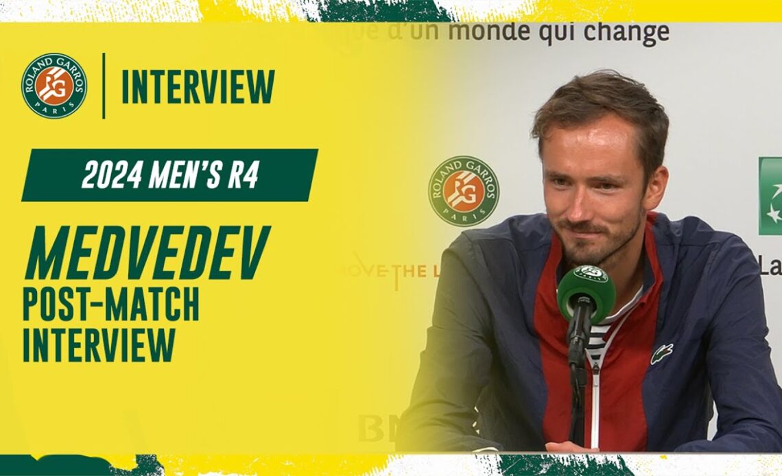 Medvedev Round 4 post-match interview | Roland-Garros 2024