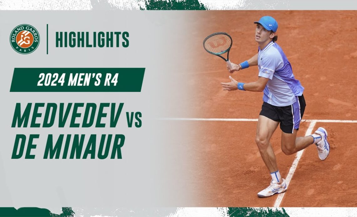 Medvedev vs De Minaur Round 4 Highlights | Roland-Garros 2024