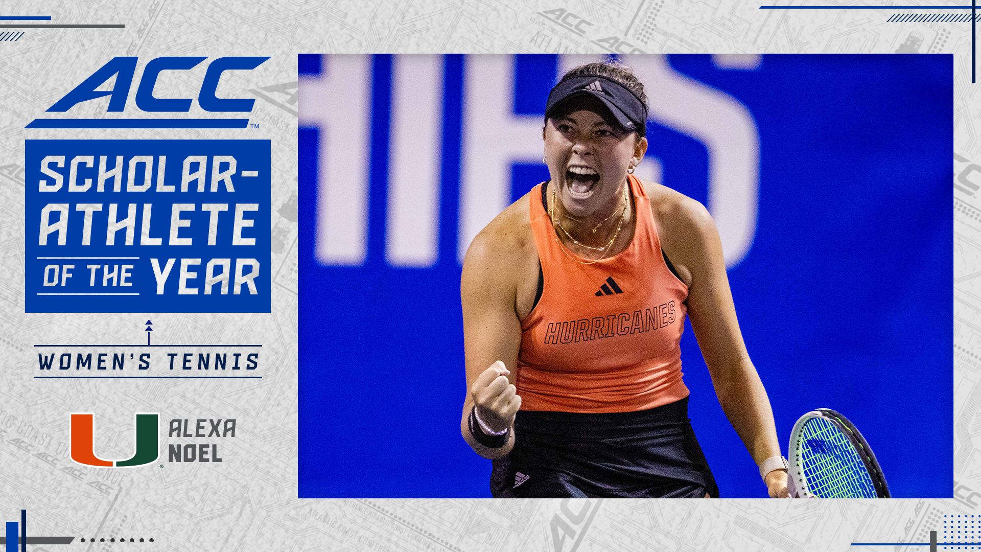 Noel Named Women's Tennis Scholar-Athlete of the Year to Headline 2024 All-ACC Academic Team