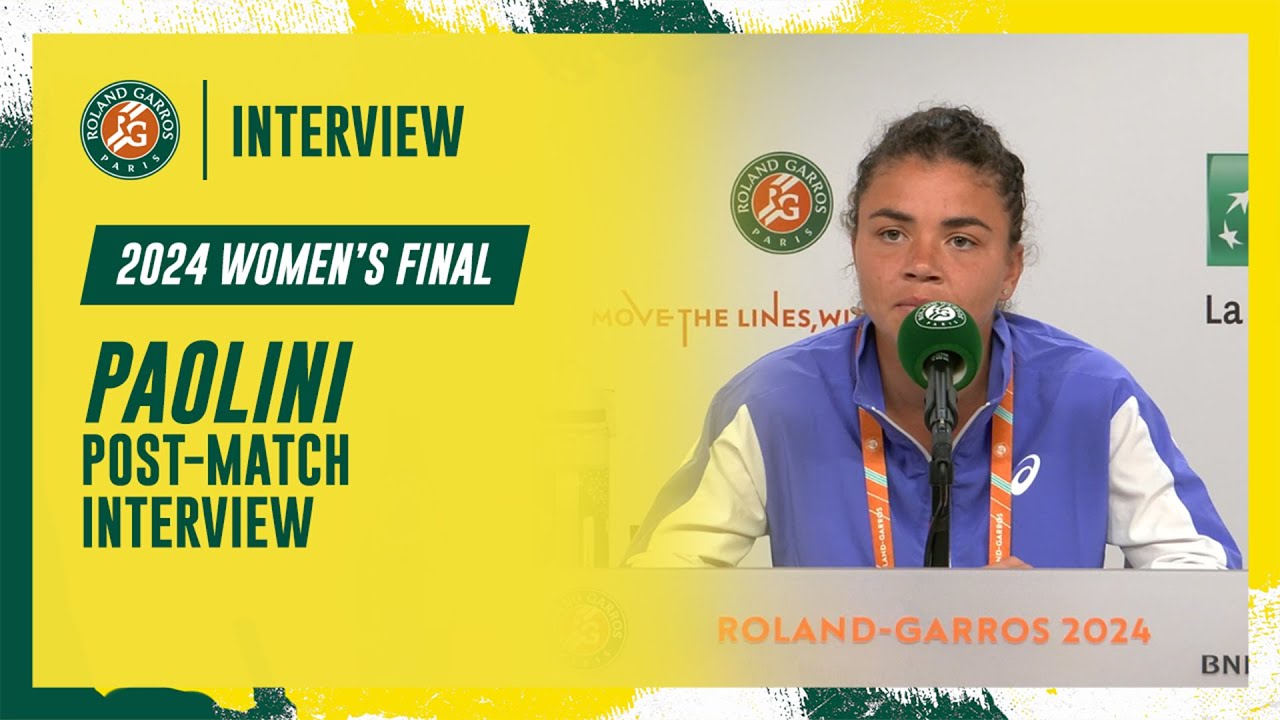 Paolini Final post-match interview | Roland-Garros 2024