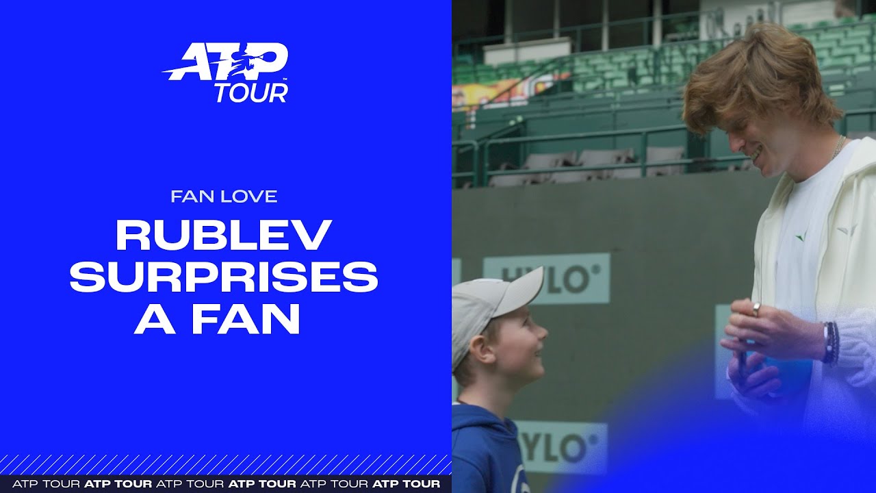 Rublev Surprises A Fan, And This Reaction Is EVERYTHING 🥹