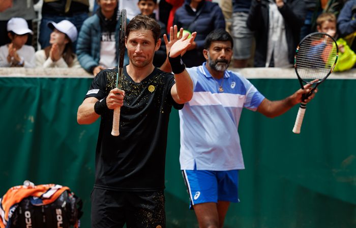 Second seeds Ebden and Bopanna survive early scare at Roland Garros 2024 | 3 June, 2024 | All News | News and Features | News and Events