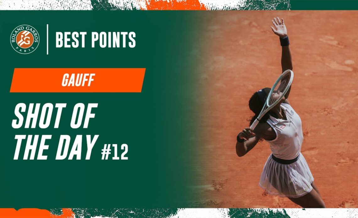 Shot of the day #12 Coco Gauff | Roland-Garros 2024