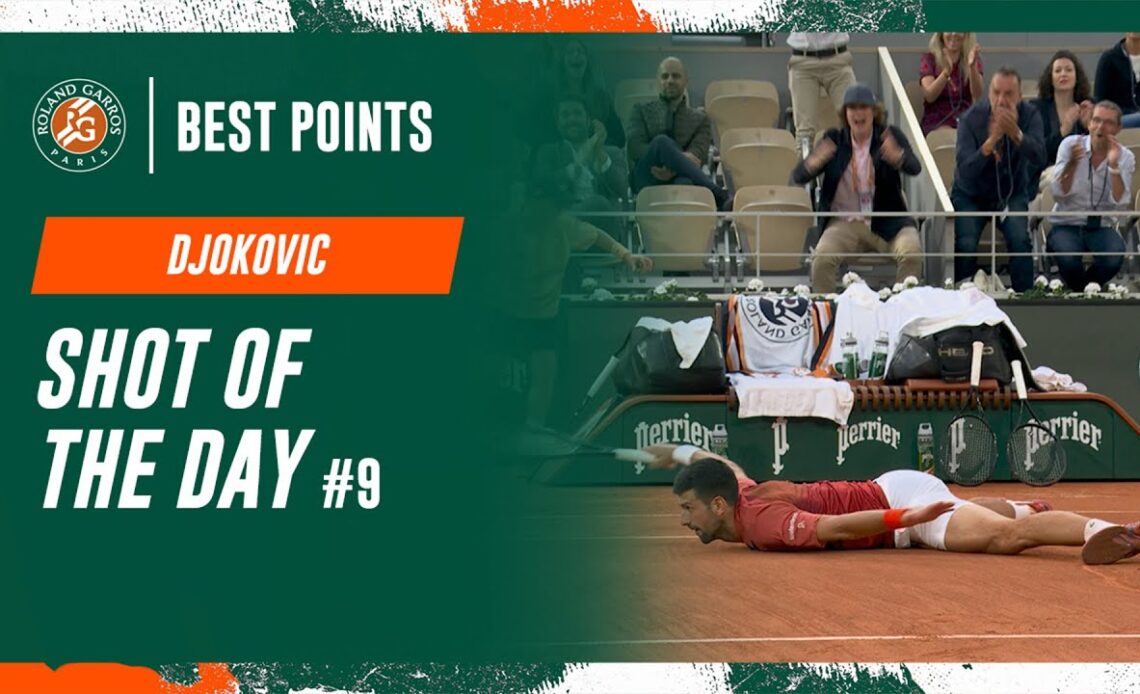 Shot of the day #9 Novak Djokovic | Roland-Garros 2024