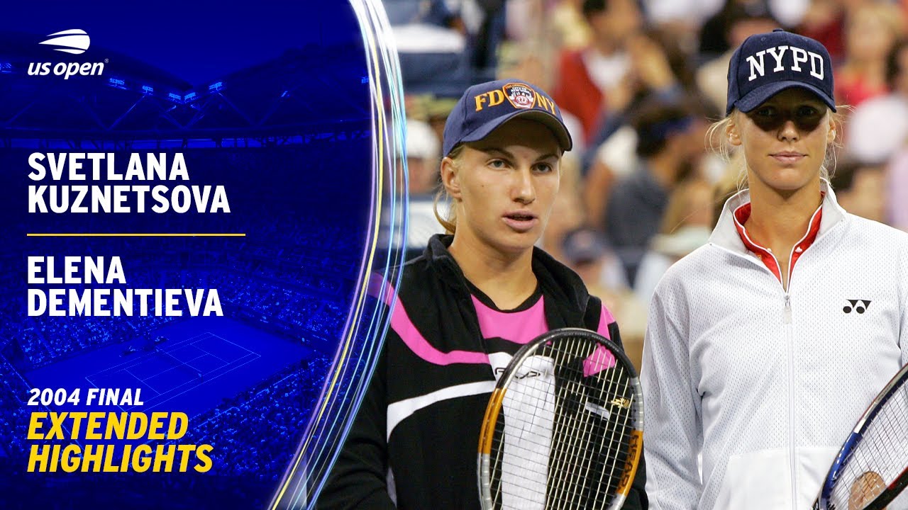 Svetlana Kuznetsova vs. Elena Dementieva Extended Highlights | 2004 US Open Final