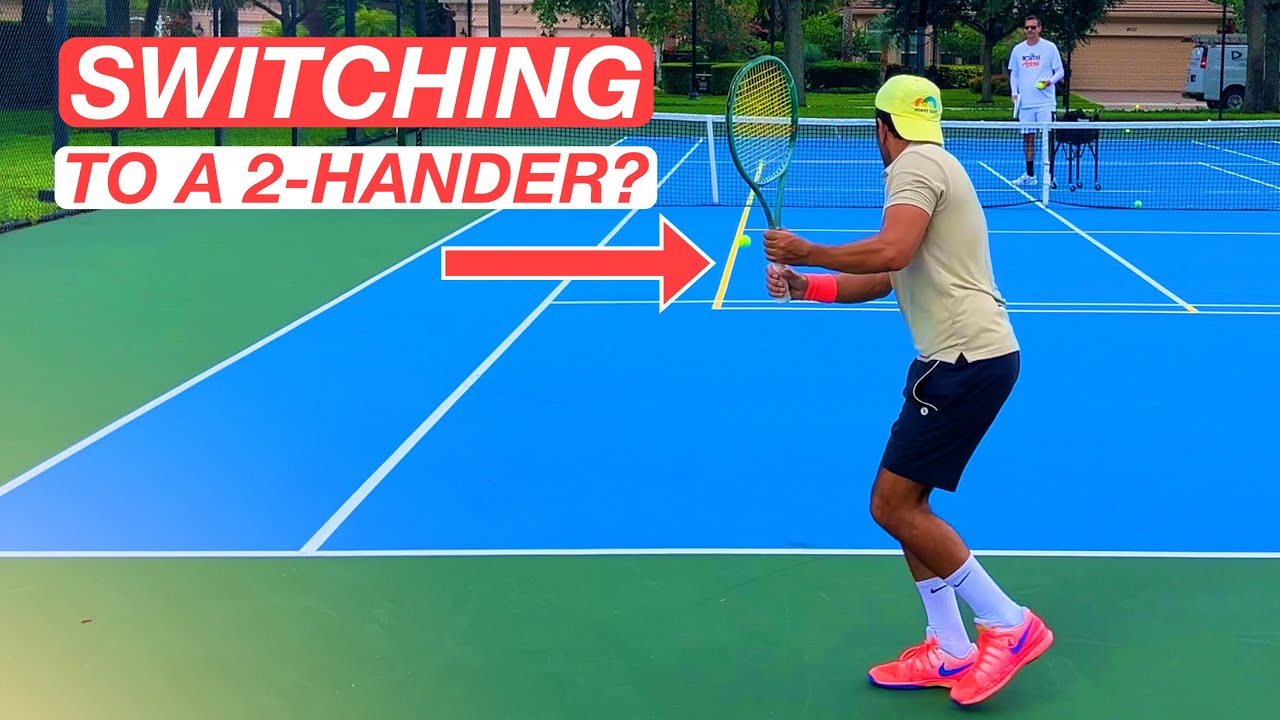 Switching From One to Two-Handed Backhand? | Post Ema Match Training with Shamir