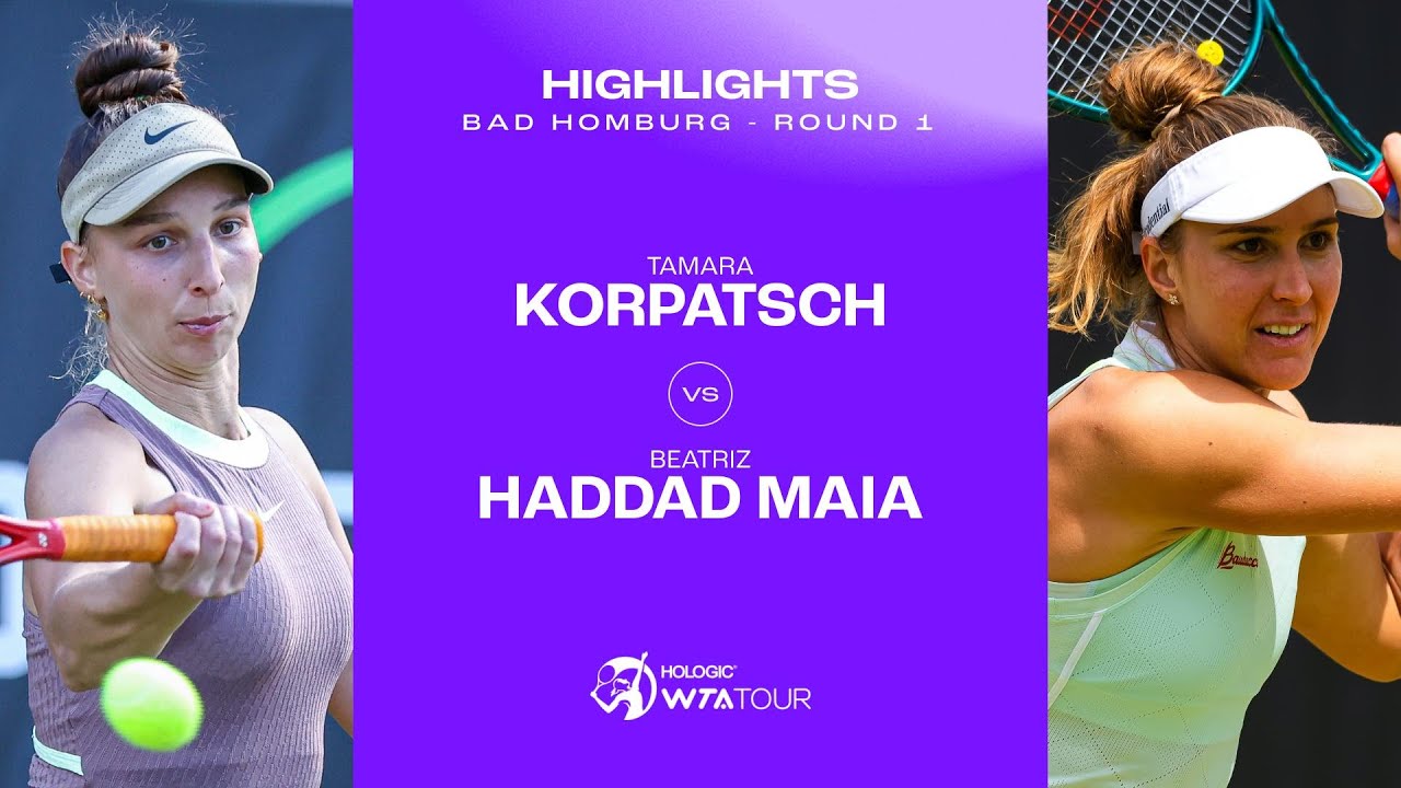 Tamara Korpatsch vs. Beatriz Haddad Maia | 2024 Bad Homburg Round 1 | WTA Match Highlights