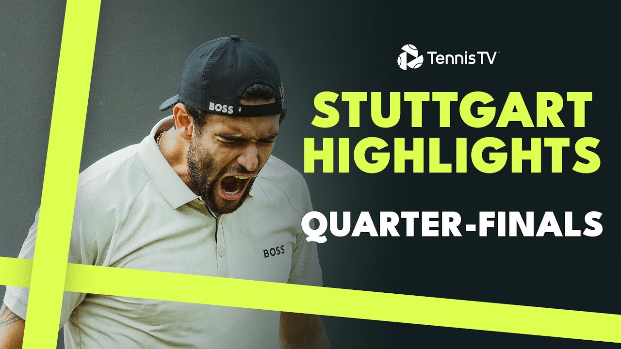 Tiafoe vs Draper; Berrettini, Musetti & Bublik In Action | Stuttgart 2024 Quarter-Finals Highlights