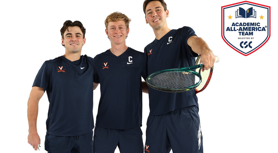 Virginia Men's Tennis | Three Cavaliers Named Academic All-Americans