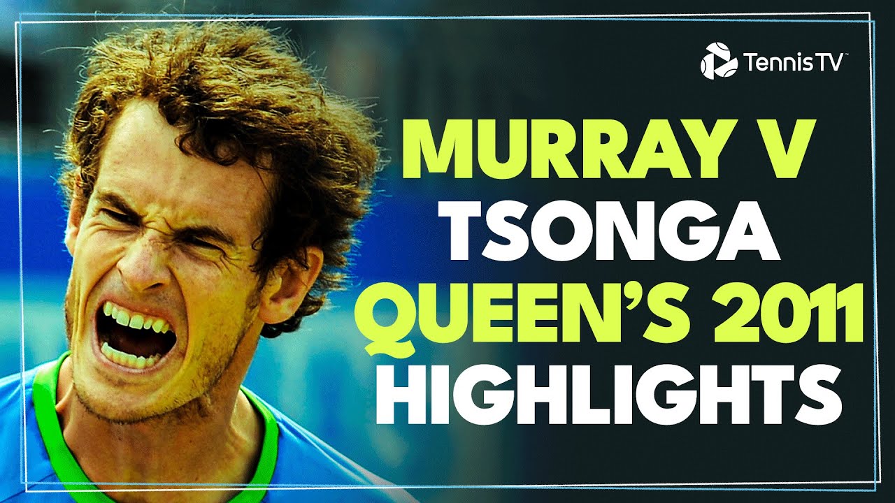 When Andy Murray & Jo-Wilfried Tsonga Played A Grass Court Classic 💚 | Queen's Club 2011 Highlights